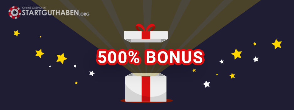 500% Casino Bonus