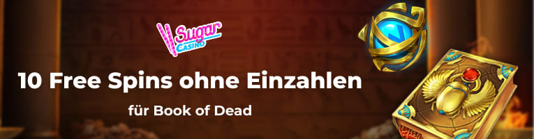 Sugar Casino 10 Tours gratuits sans Dépôt