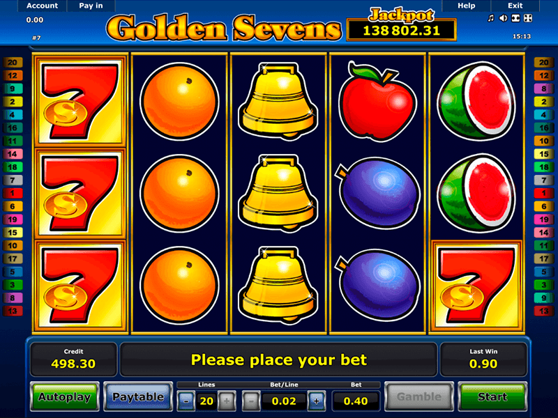 Golden Sevens Slot-jouer en ligne gratuitement